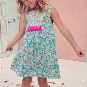 Mini Boden Sea Breeze Sequin Dress